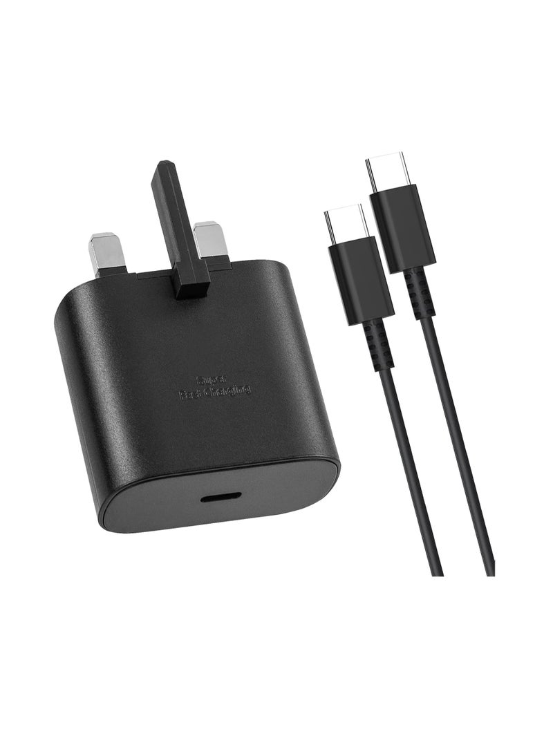 general 45W Super Fast Charger USB C Android Phone Charger Fast Charging Replacement for Samsung Galaxy S25/S25 Ultra/S25+/S24 Ultra/S24/S24+/S23 Ultra/S23/S22/S20/S21/Note 10,Galaxy Tab, Black - Image 1