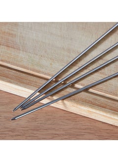 Home Box BarbeQ Grill 4-Piece Steel Skewer Set 44x11.5x0.5 cm  - Image 3