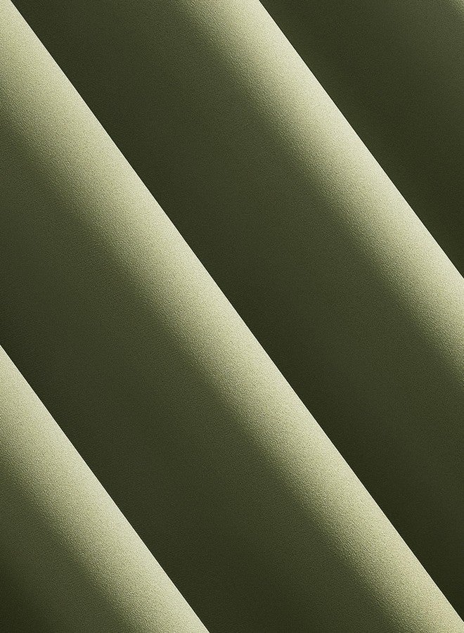 Sun Zero Oslo Theater Grade Extreme 100% Blackout Rod Pocket Curtain Panel, 52" x 84", Sage Green - Image 4