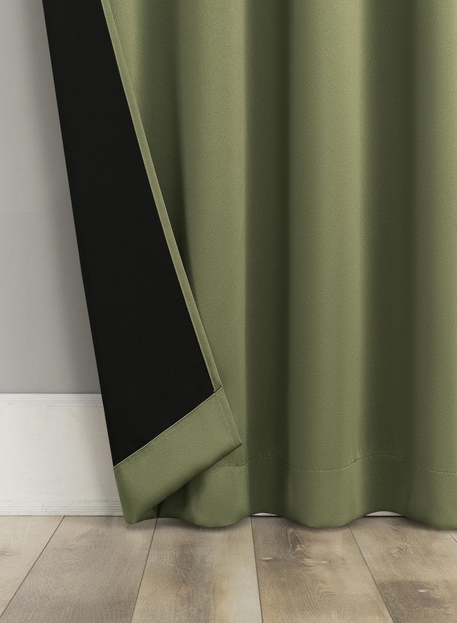 Sun Zero Oslo Theater Grade Extreme 100% Blackout Rod Pocket Curtain Panel, 52" x 84", Sage Green - Image 5