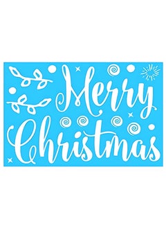 Merry Christmas Script Window Stickers