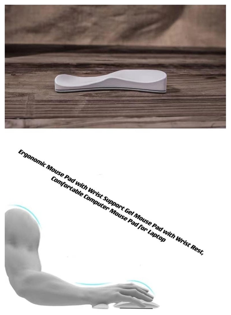 FASHION MANIA FASHION MANIA Ergonomic Mouse Pad with Wrist Support Gel Mouse Pad with Wrist Rest, Comfortable Computer Mouse Pad for Laptop, Pain Relief Mousepad with...  - Image 4
