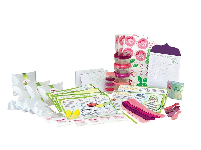 SmartLab مختبر سبا الذكي - 22 قطعة - 30 وصفة سبا مهدئة - يتضمن 4 قوالب قنابل استحمام و 2 علب بلسم شفاه - Image 5