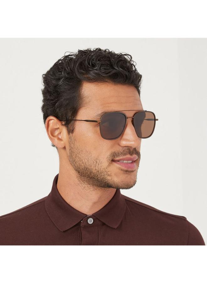 30 سندايز نظارة شمسية رجالي بني بإطار معدني كامل - Image 5