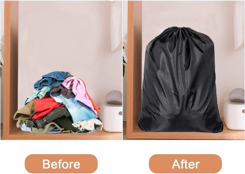 Fodlon Extra Large Drawstring Bag, 94cm x 120cm Waterproof Storage Bag, Oxford Fabric Quilt Organizer Bag for Toy, Bedding,Underbed,Clothes,Shoes Duvet Blanket (94cm x 120cm) - Image 4