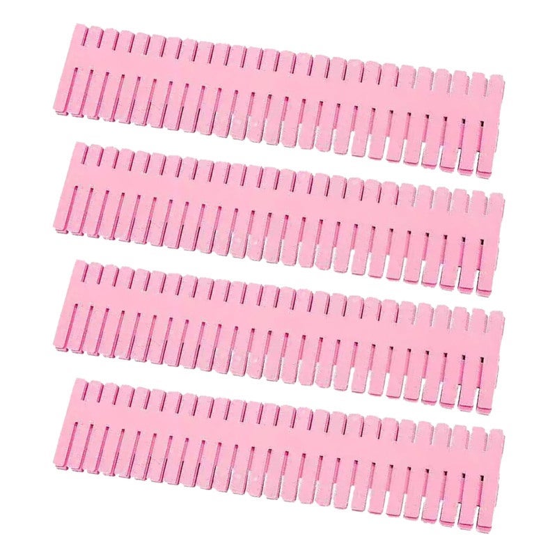 Adjustable Drawer Divider: Durable Abrasion-Proof Plastic, Free Combination - Multifunctional Storage Organizer for Bedroom, Kitchen, Office, Home Cabinet Space - Image 4