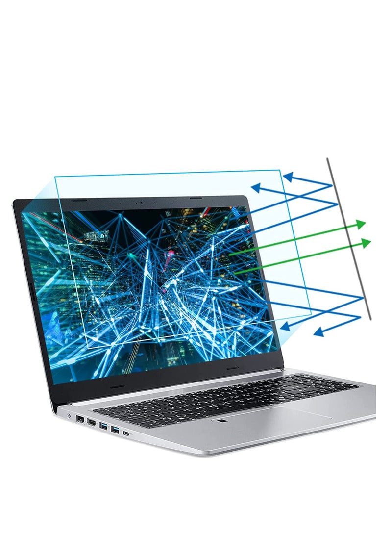 1Pack Anti Blue Light Anti Glare Screen Protector for MacBook Air 15 Inch 2024 M3 Chip A3114 and 2023 M2 Chip A2941, Eye Protection Screen Filter, Reduce Eye Strain, Block UV, Anti Fingerprint - Image 1