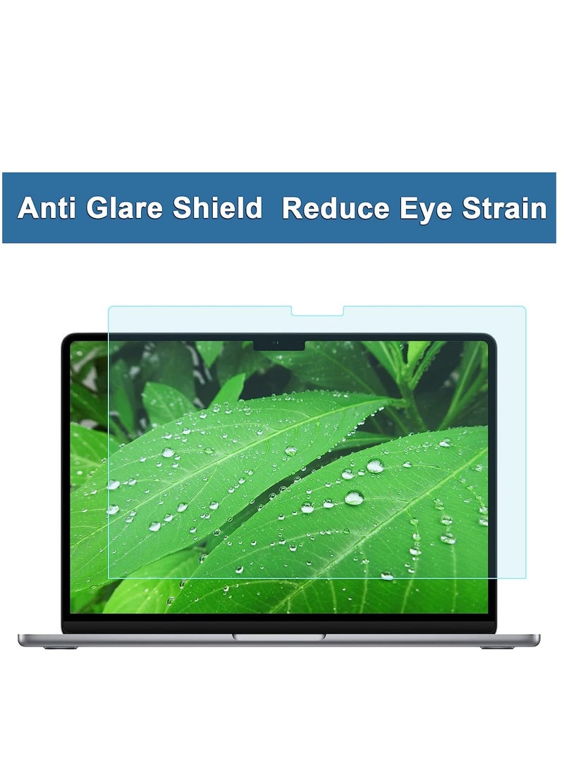 1Pack Anti Blue Light Anti Glare Screen Protector for MacBook Air 15 Inch 2024 M3 Chip A3114 and 2023 M2 Chip A2941, Eye Protection Screen Filter, Reduce Eye Strain, Block UV, Anti Fingerprint - Image 3