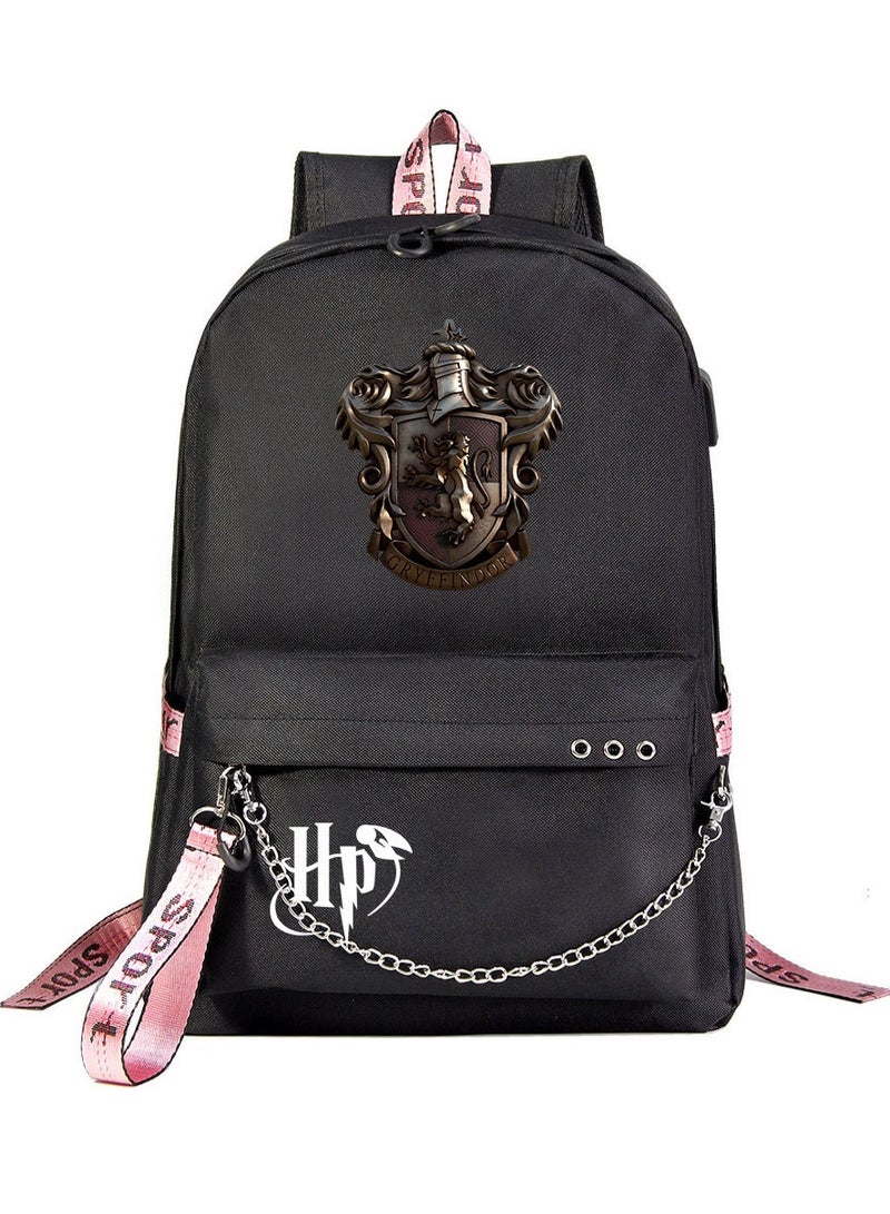 Harry Potter Cartoon Printed Youth Large Capacity Men's and Women's Shoulders