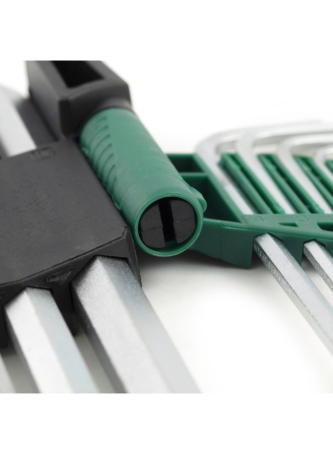 Sata SATA ST09107CHBSJ 9-Piece Extra Long Color Series Black Oxide Hex Key Set - Image 3