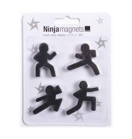 THE QUIRK BOX Ninja Refrigerator Magnet Black - Image 5