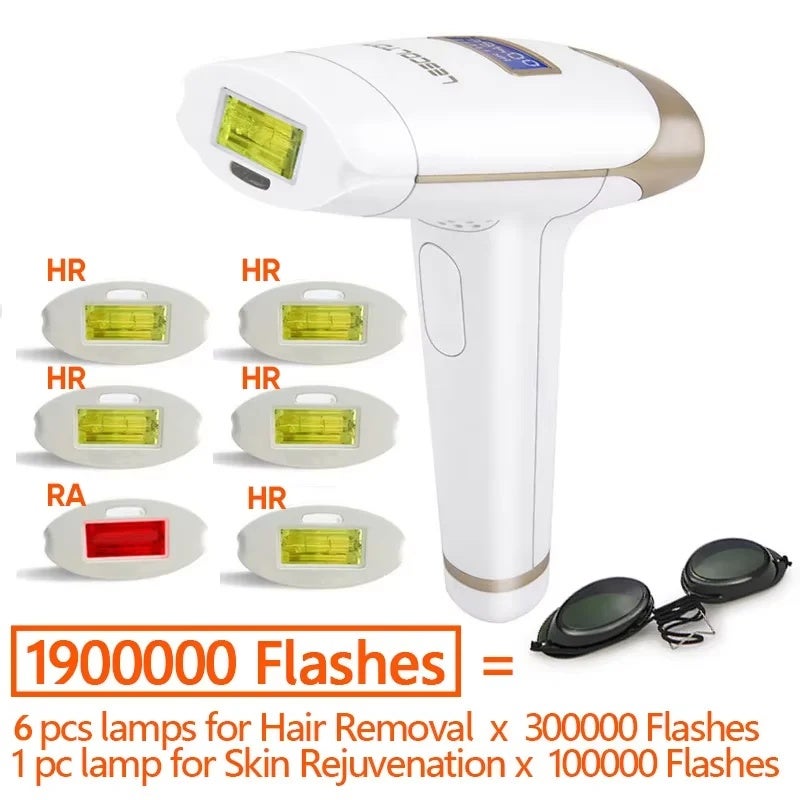 ليسكولتون جهاز إزالة الشعر بالليزر Lescolton IPL Hair Removal 1000000 Flashes Laser Epilator LCD Display Home T009i Permanent Bikini Trimmer Electric depilador - Image 1