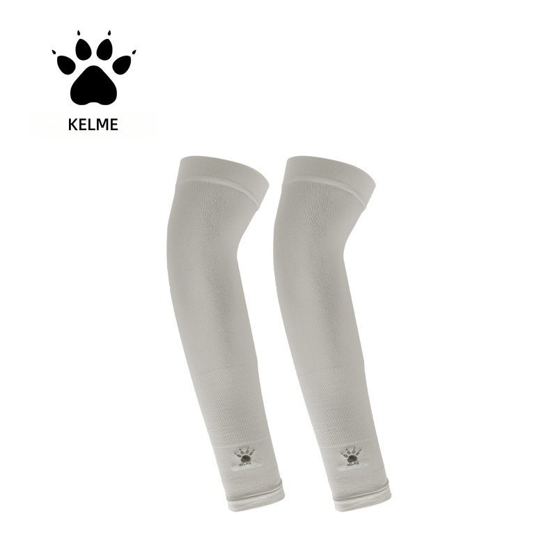 KELME UV Protection Arm Sleeves for Sports, Driving, Cycling, Fitness & Outdoor Use - Sun Protection UPF50+ Gray (Pair)