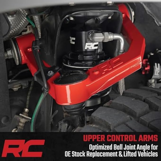 RC Forged Upper Control Arms For 20072018 ChevyGmc 150019401Ared - Image 3