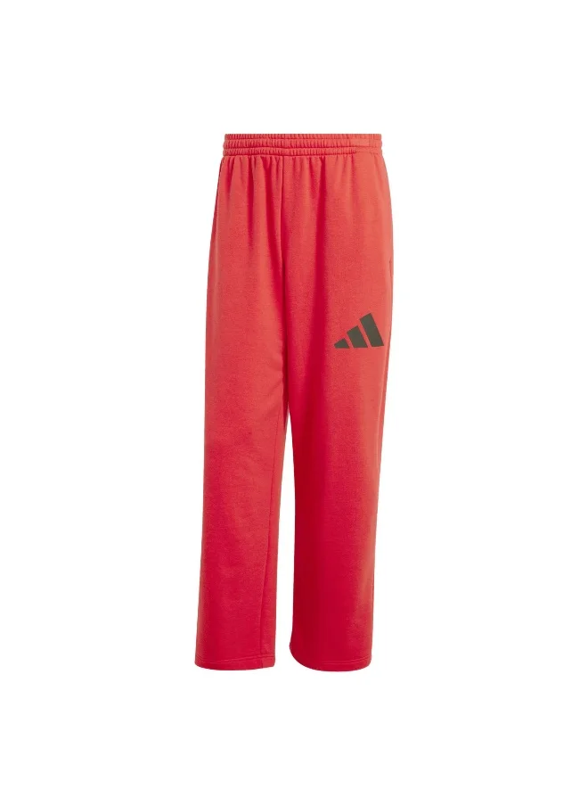 Adidas adidas essentials wide leg three bar men pants