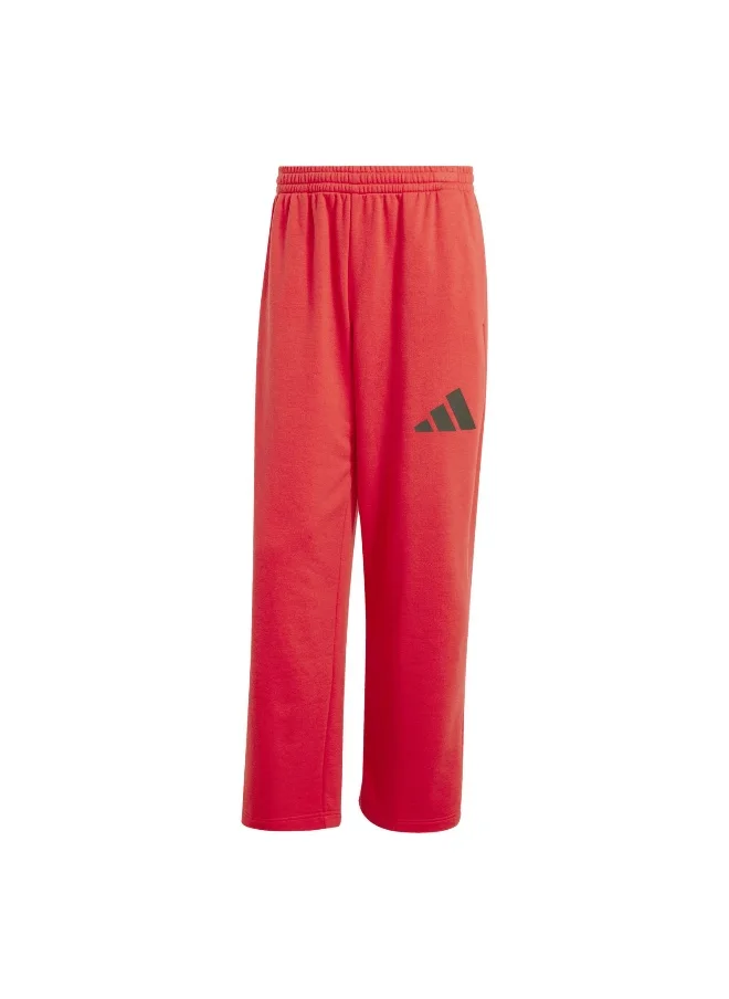 Adidas adidas essentials wide leg three bar men pants