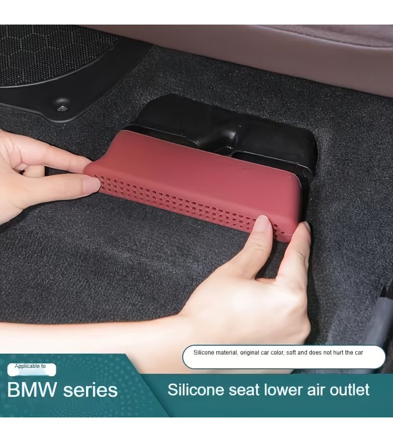 Car Front Seat Lower Vent Dust Cover Shield Mocha Brown Pair Fit BMW 3 Series 20 26 Model Also 5 Series X1 X3 X5 X6 - Image 1