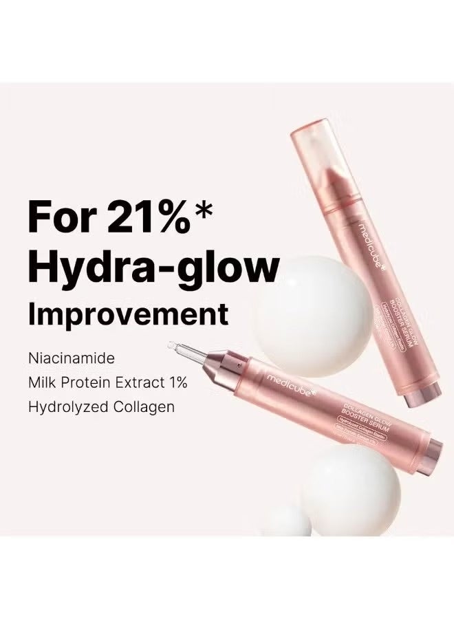 Medicube Collagen Glow Booster Milk Serum - Twist And Click - Radiance And Hydration With Niacinamide, Milk Protein Extract, Hydrolyzed Collagen - Illuminates And Firms Skin - Korean Skin Care, 0.50 Fl Oz - Image 5