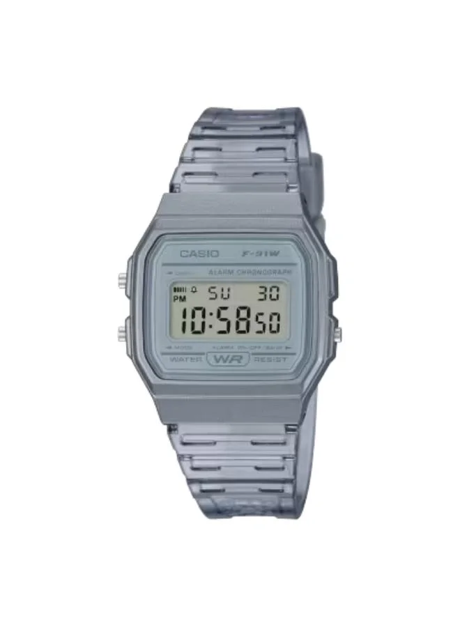 CASIO Unisex Resin Digital Watch F-91WS-8DF - 35.2 mm