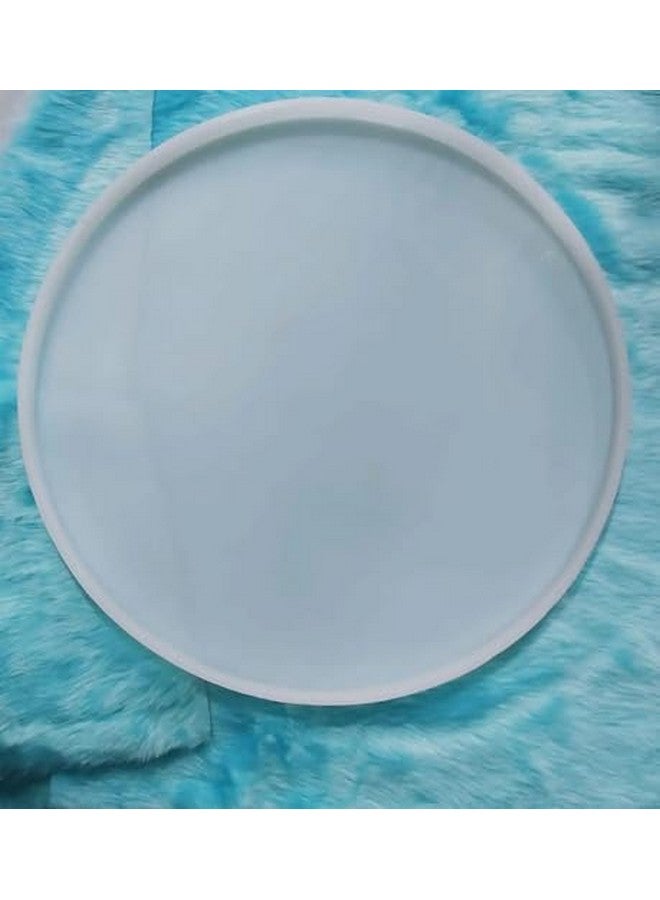Kunya DIY Multipurpose Transparent Round Silicone Resin Casting Coaster Mold (Circle, 5" Diameter) - Image 2