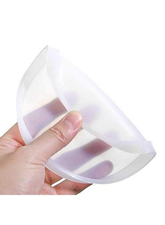 Kunya DIY Multipurpose Transparent Round Silicone Resin Casting Coaster Mold (Circle, 5" Diameter) - Image 3