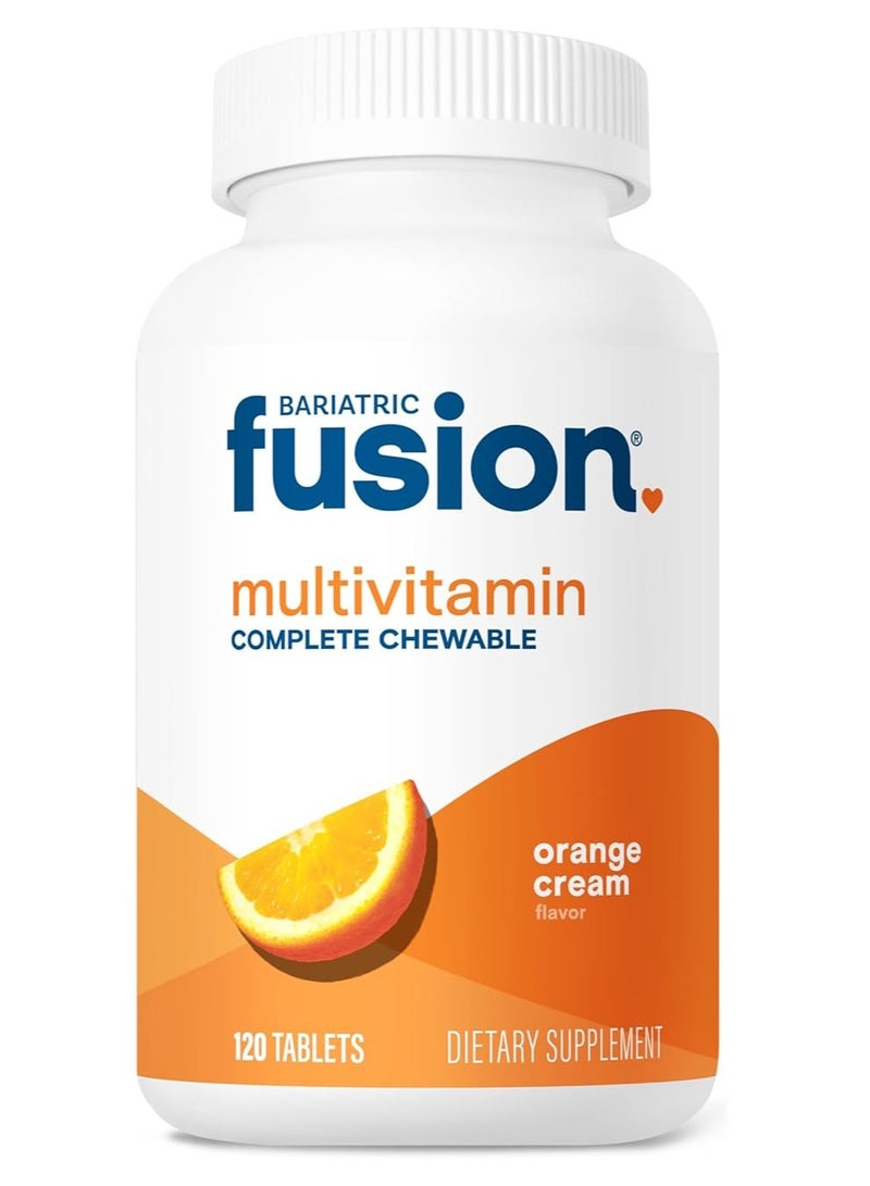 Bariatric Fusion Chewable Bariatric Multivitamin with Iron for Bariatric Surgery Patients 120 Tablets
