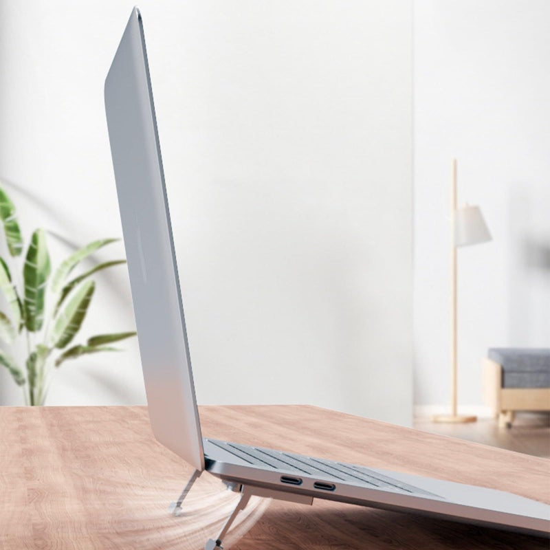 Foldable Laptop Stand For Invisible Cooling Enhances Air Circulation Efficient Heat Dissipation Easy Portability - Image 4