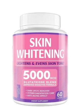 SKIN Glutathione Whitening Pills - 60 Capsules | Best Price KSA