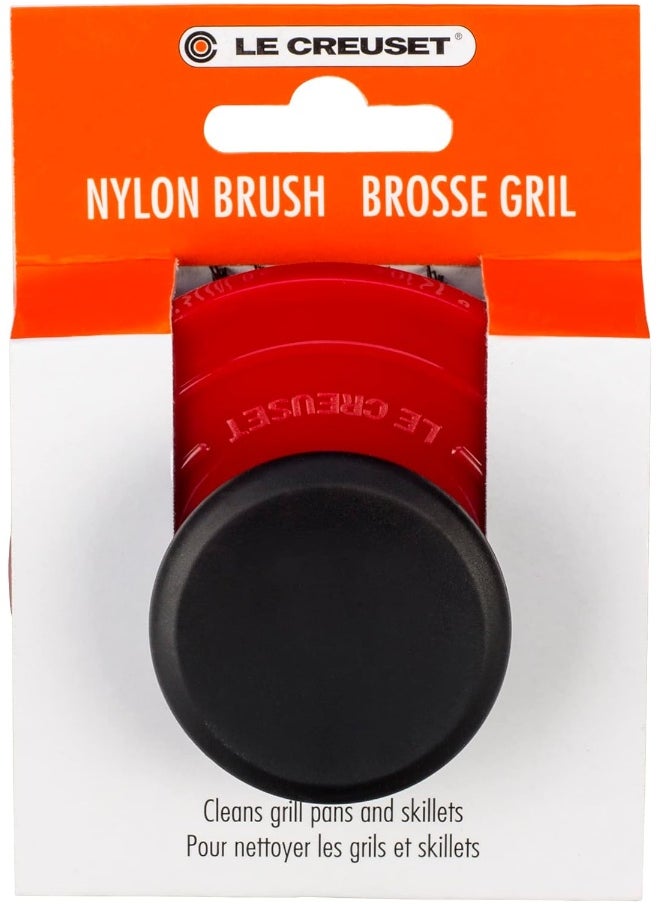 Le Creuset - Le Creuset Nylon Brush, 3 1/4", Cerise - Image 1