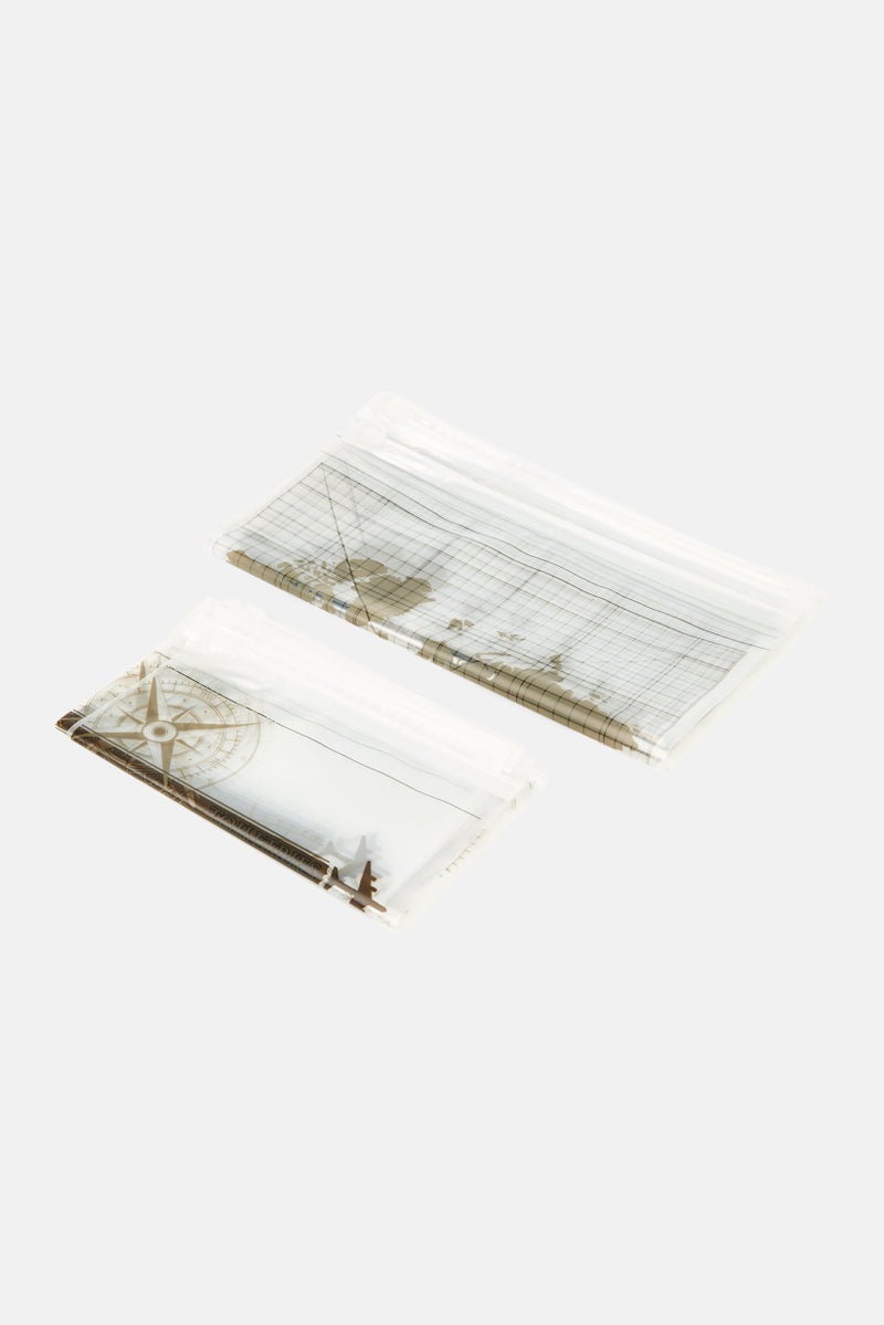 Miamica 12 Piece Resealable Bag, White - Image 2