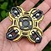 T-Conceal TConceal EDC Fidget Sliders Tuning Fork Fingertip Gyroscope Stress Relief Toys for Adults Enhance Concentration and Relaxation Long Spin Time Magnetic Metal Toys Black Yellow - Image 2