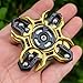 T-Conceal TConceal EDC Fidget Sliders Tuning Fork Fingertip Gyroscope Stress Relief Toys for Adults Enhance Concentration and Relaxation Long Spin Time Magnetic Metal Toys Black Yellow - Image 4