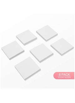 Y&D Sticky Notes 3x3 Inches, 600 Sheets White Color Self-Stick Pads, 6 Pads/Pack, 100 Sheets/Pad, Great Value Pack  - Image 2