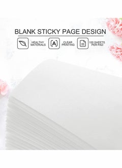Y&D Sticky Notes 3x3 Inches, 600 Sheets White Color Self-Stick Pads, 6 Pads/Pack, 100 Sheets/Pad, Great Value Pack  - Image 5