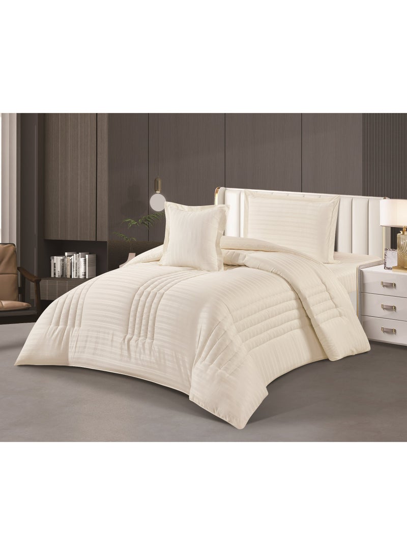 Hours Hours  bedding set, one and a half people, size 160 cm Queen, 4 pieces, plain  - Image 1