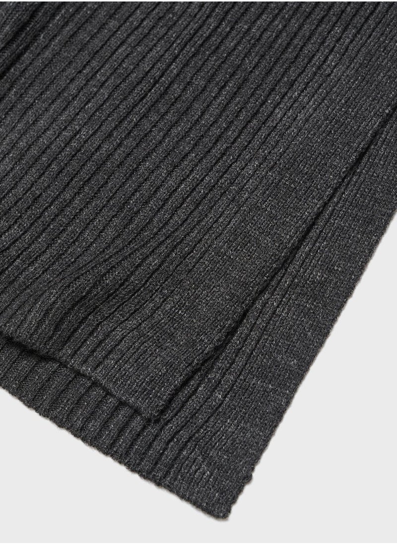 MANGO - Youth Longline Knitted Cardigan - Image 1