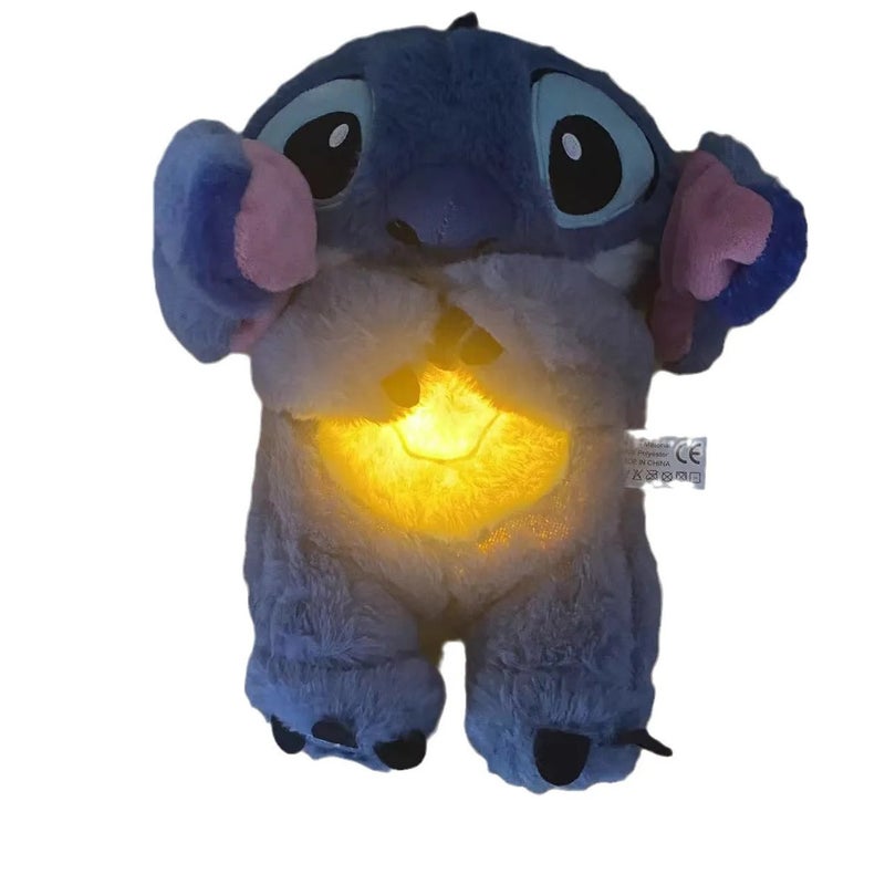 Bluejw Hot Selling Cute Breathing Stitched Plush Doll Lilo Stitch Musical Company Anime Stuffed Animal Toy for Kids for Baby Sleeping - Image 3