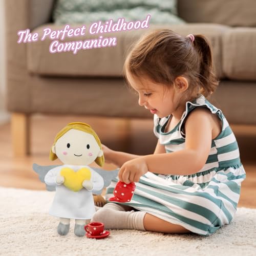 free-space freespace Angel Plush Doll BoyGirl Baptism Gifts Guardian Angel Doll Toy Girl - Image 5