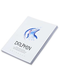 FIS Pack Of 5 Soft Cover Notebook, 96 Sheets A5 Dolphin Design 1 -FSNBSCA596-DOL1