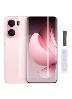 Generic Full Glass Screen Protector For Oppo Reno 13 Pro UV Tempered Glass Full Glue Cover Screen Protector For Fingerprint Unlock Screen Glass Film  - Image 1