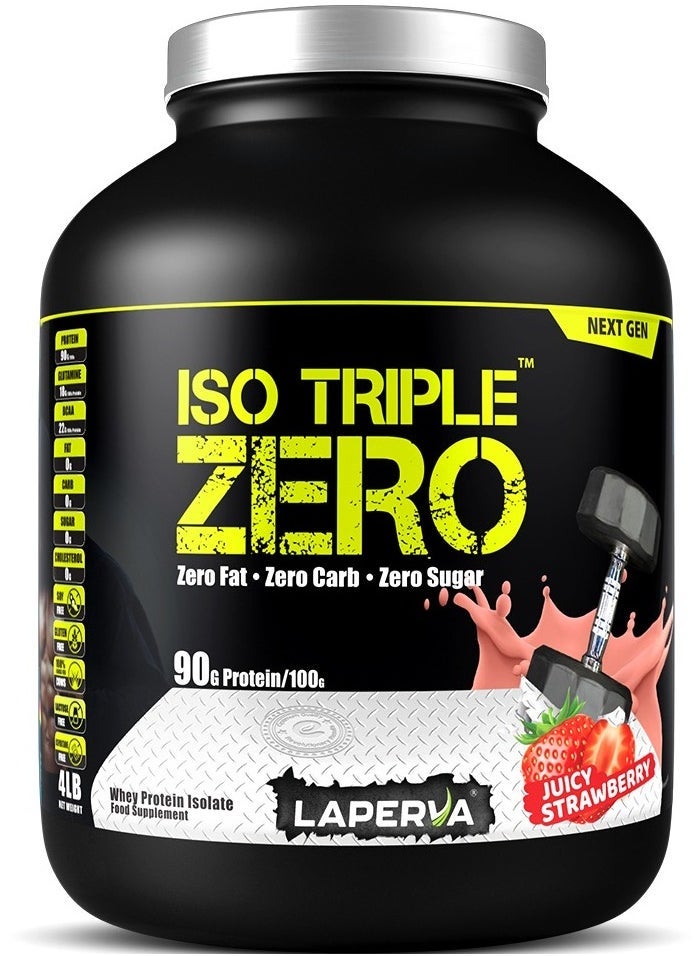 Laperva Laperva Iso Triple Zero Next Generation, Strawberry, 4 LB 