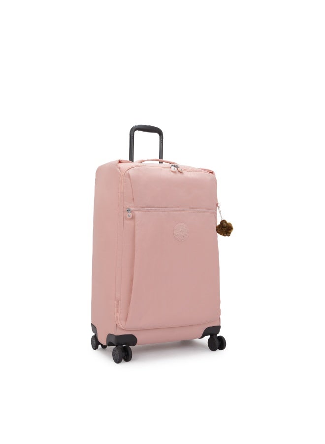 kipling Darcey UP M Medium Wheeled Luggage Memory Pink - Image 4