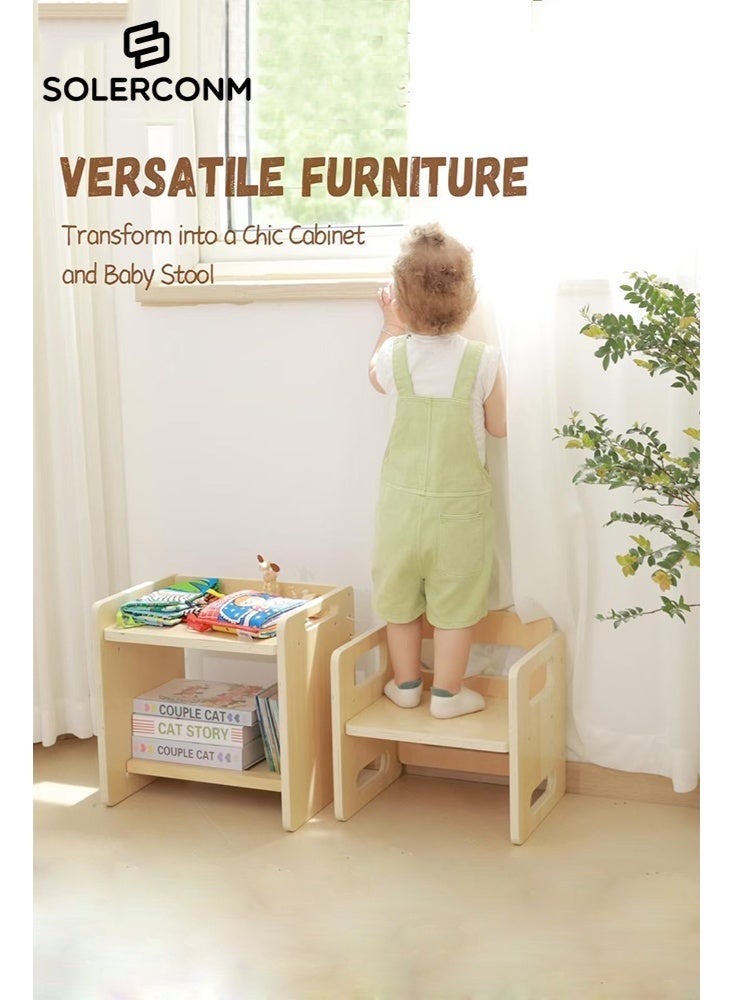 سولاكان طقم طاولة وكرسي للأطفال متعددة الاستخدامات، طاولة دراسة آمنة ومتينة للرسم واللعب والتعلم - Image 2