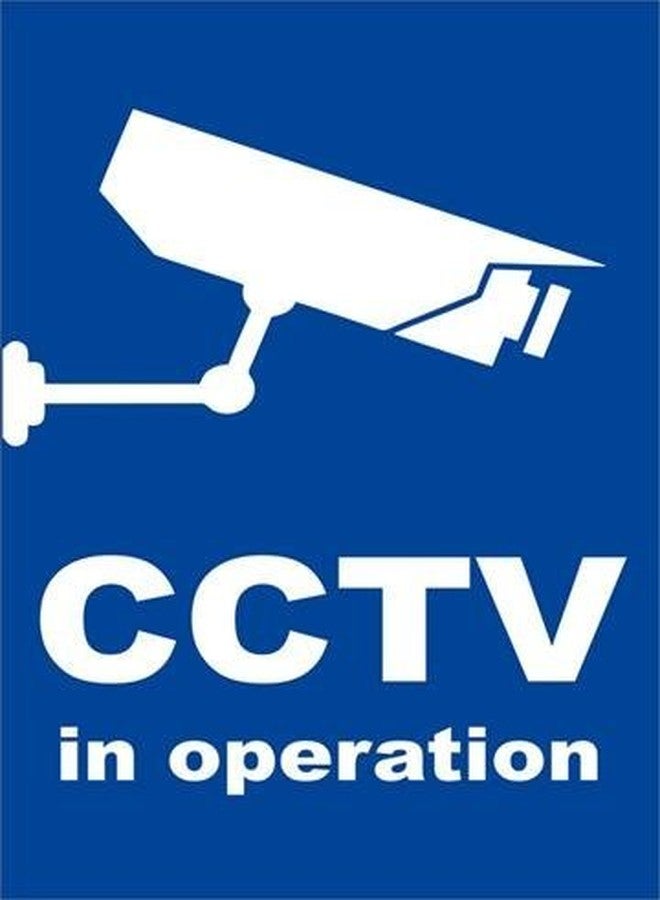 999Store under surveillance camera sign office supplies sunboard cctv camera sign board on Operation cctv camera sign board Camera Sign Board sticker signage (15X20 cm)