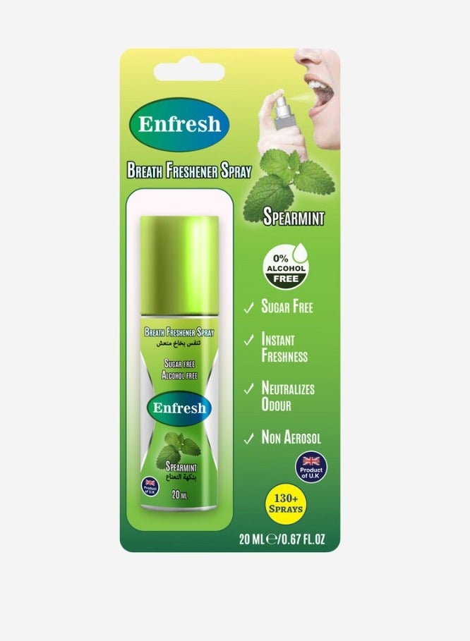 Enfresh Breath Freshener Spray Spearmint 20ml 