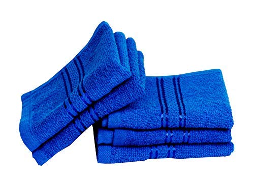 Space Fly Space Fly SILVERLINE Love Touch Very Soft Fresh Loom 300 GSM 100 Cotton Face Hanky Face Towel Handkerchiefs 5 Pieces