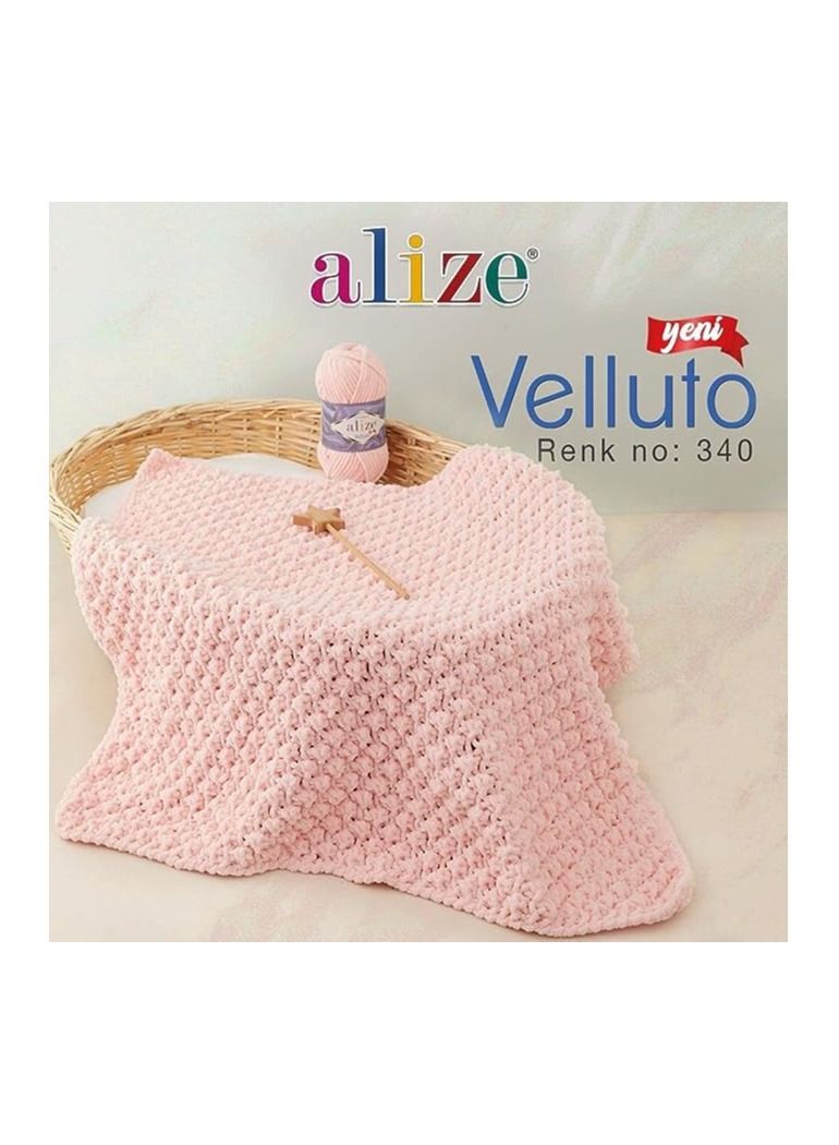 أليز خيوط اليزا قطيفه غزل صوف الاطفال التركي فيلوتو من الشانيل الناعم من اليز، ضخمة للغاية، مخصصة للحياكة اليدوية وللكروشيه، كرة مقاس XXL لاميجورومي، وزن 100 جرام، مجموعة من 5 قطع (اخضر فستقي، 11) - Image 3