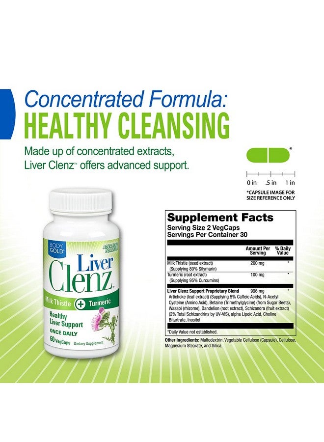 Body Gold BodyGold Liver Clenz, 60 VegCaps - Image 2