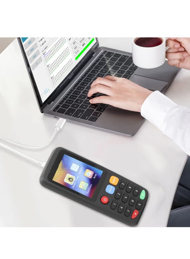 XiuWoo RFID Smart Card Replicator Nfc Access Card Copier Decoder Duplicator ID IC Chip Tag Clone Writer RFID Smart Card Programmer 5 UID Buckles 5 T5577 Cards 5 T5577 Buckles - Image 5