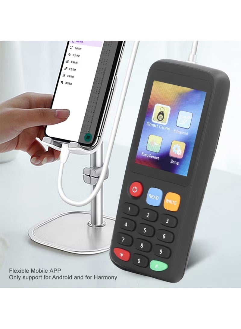 XiuWoo RFID Smart Card Replicator Nfc Access Card Copier Decoder Duplicator ID IC Chip Tag Clone Writer RFID Smart Card Programmer 5 UID Buckles 5 T5577 Cards 5 T5577 Buckles - Image 2